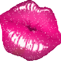 pink glitter lips gif - Clip Art Library