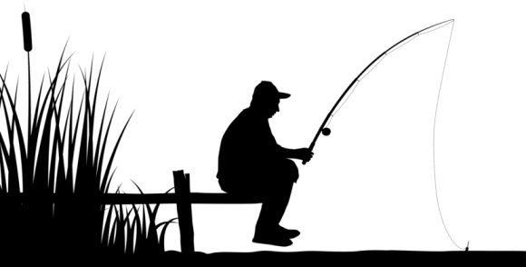 Two men fishing illustration, Bass fishing Wedding cake topper Fishing  vessel Silhouette, Fishing transparent background PNG clipart