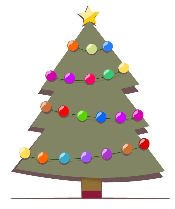 Free Christmas Tree Clip Art 