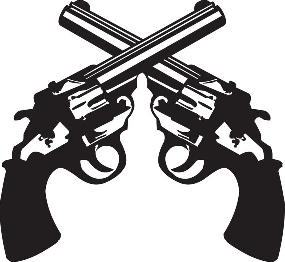 crossed guns clipart - Clip Art Library