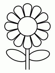 Vector Drawing Of Sunflower In Two Versions Black And White And Color  High-Res Vector Graphic - Getty Images