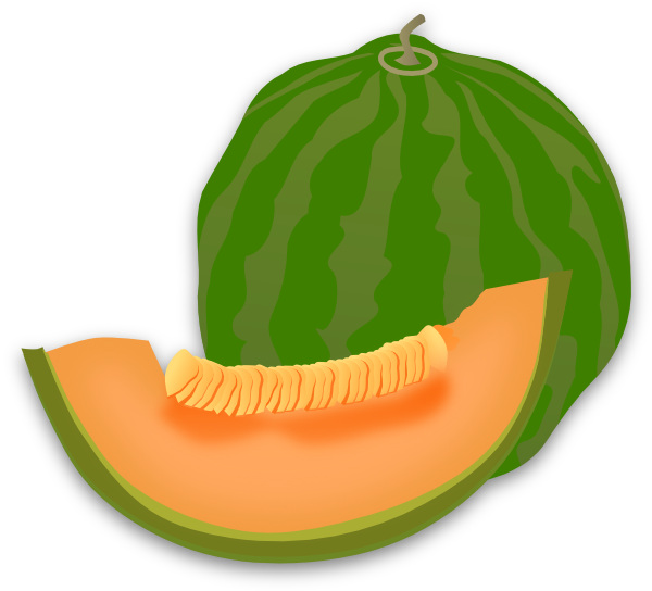 Yummy Melon Clip Art at Clker 