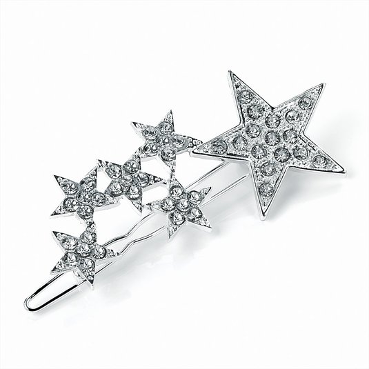 star silver hair clip - Clip Art Library