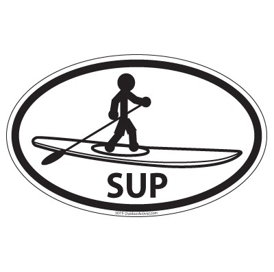 Stand up paddle clipart 