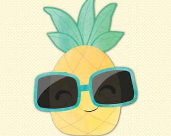 pineapple clipart – Etsy 