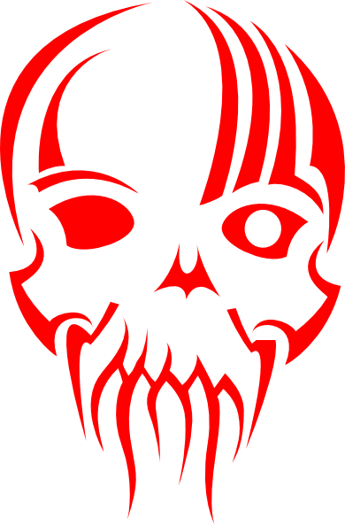 Red Skull Clip Art at Clker 