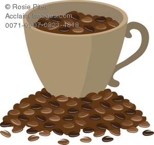 Coffee bean clip art at vector clip art 
