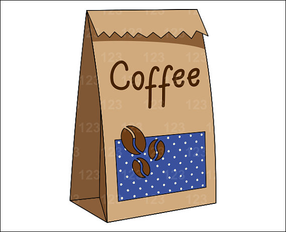 Clip Art Coffee Bag Clipart 