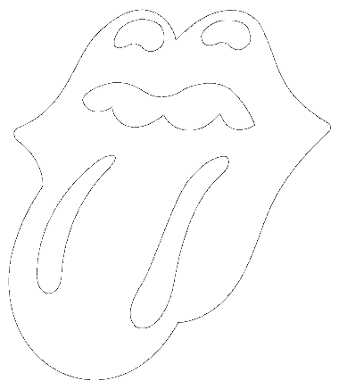 17 408 Rolling Stones Tongue - Clip Art Library