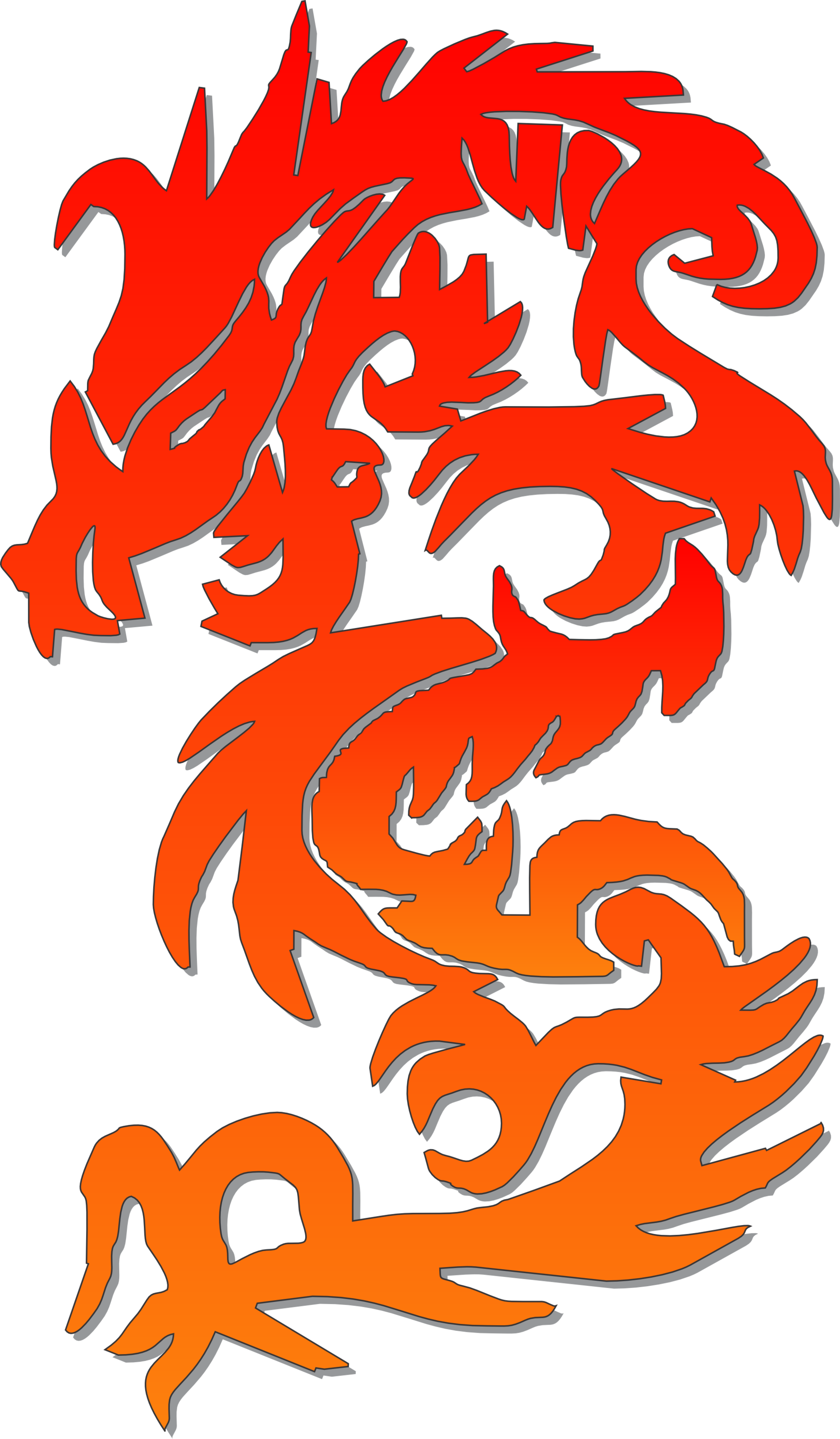 Chinese Dragon Clip Art Clipart 