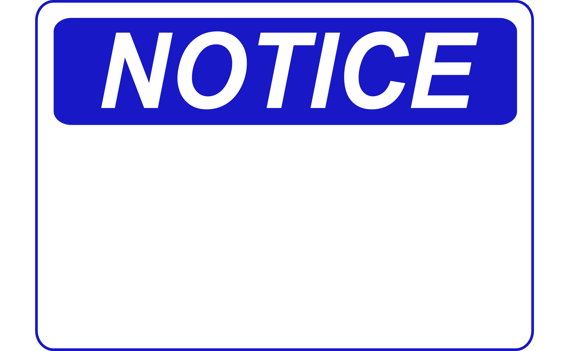 Notice Template from clipart-library.com