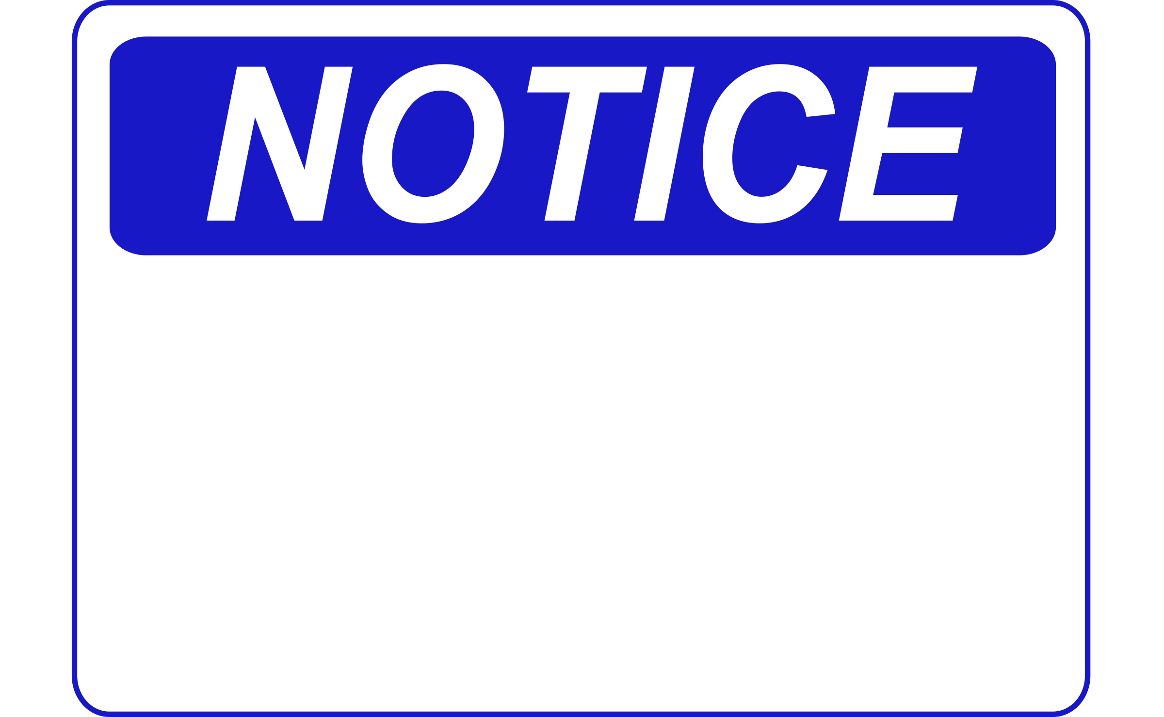 notice clip art - Clip Art Library