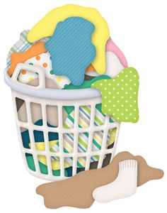 Clipart laundry basket 