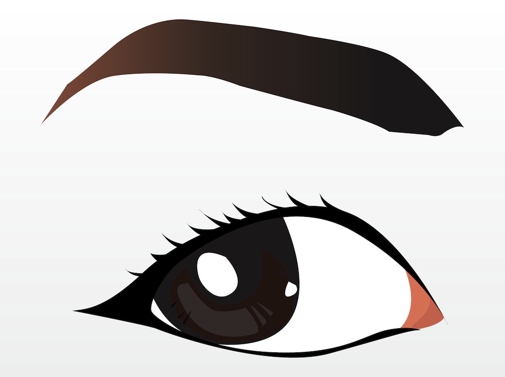 Brown Eyes Clipart 