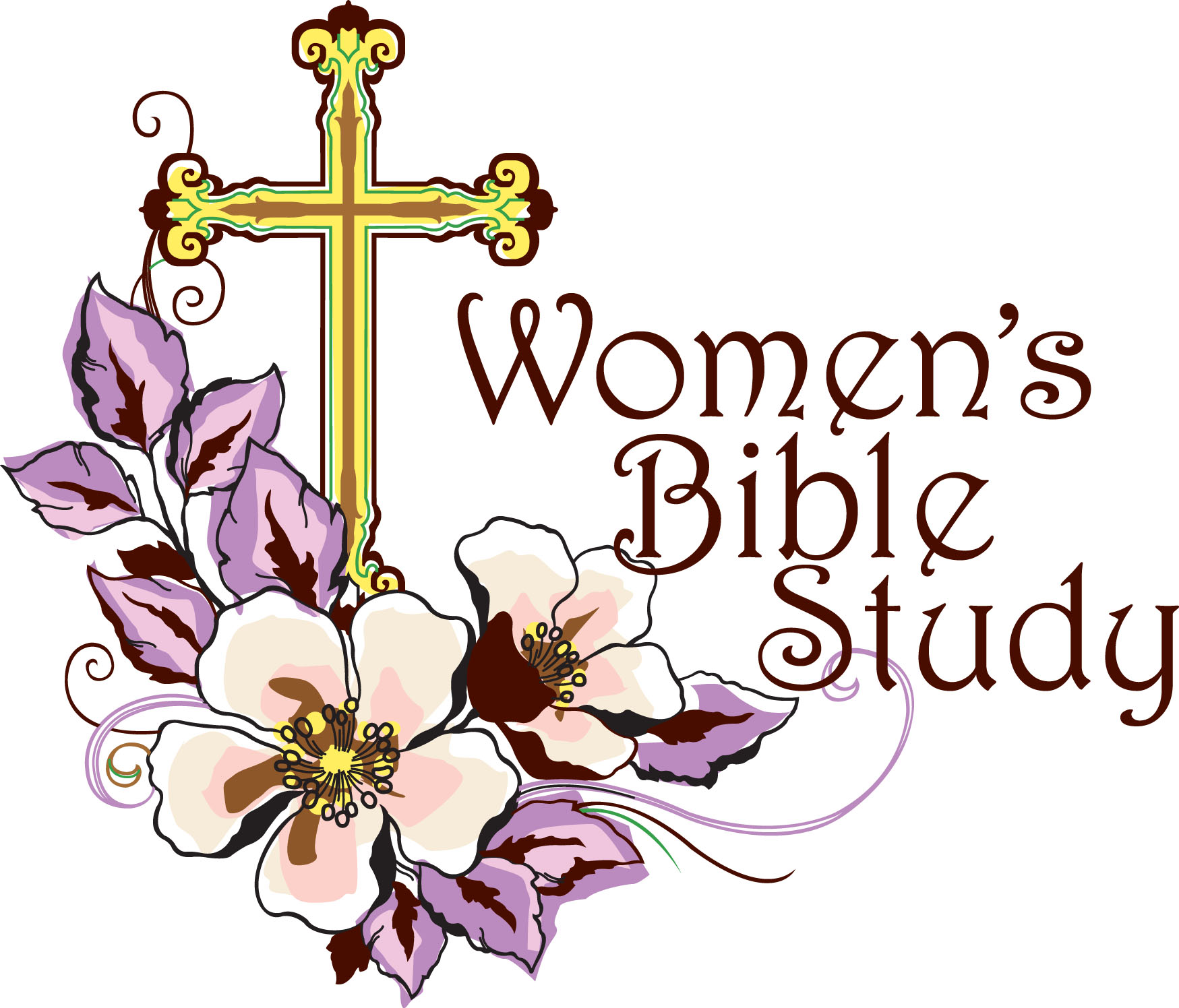 clipart of women studying the bible