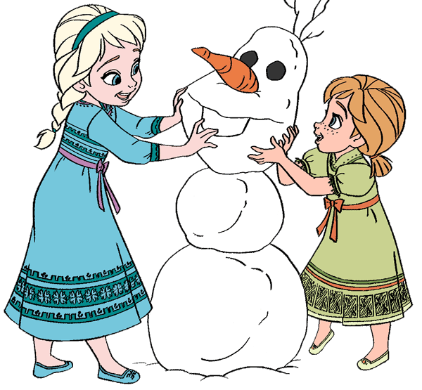 Frozen: Ana and Elsa Clip Art. 