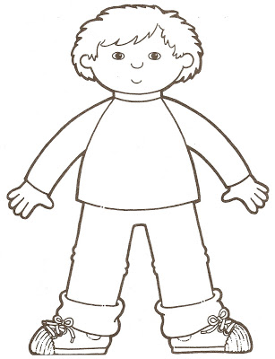 Body to color clipart 