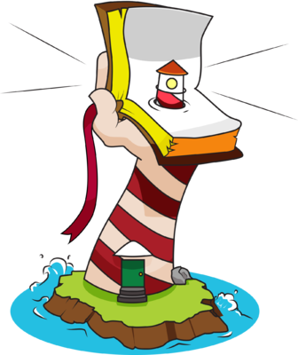 Image: Bible in Hand Light House 