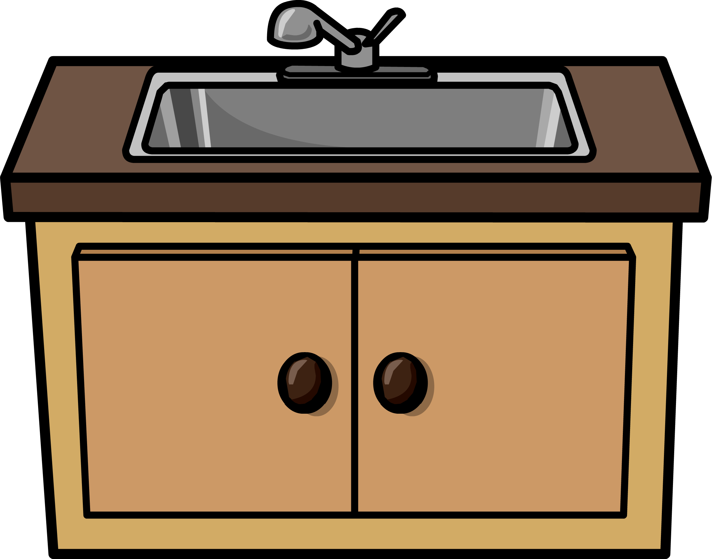 an apple on the kitchen table clipart