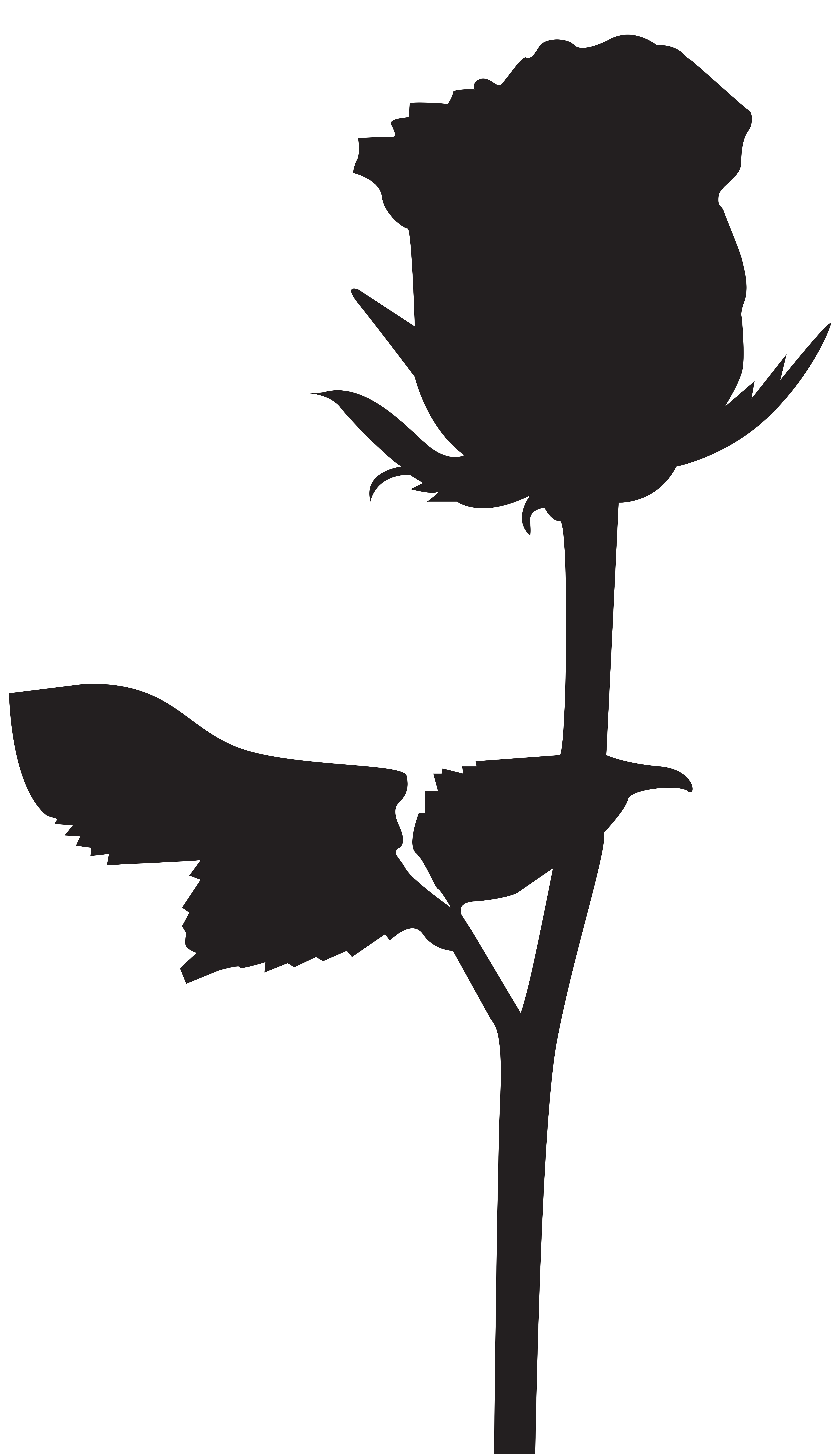 Free Rose Silhouette Cliparts Download Free Rose Silh - vrogue.co