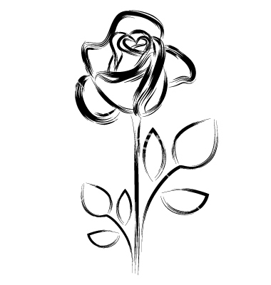 Free Beauty And The Beast Rose Silhouette, Download Free Beauty And The ...