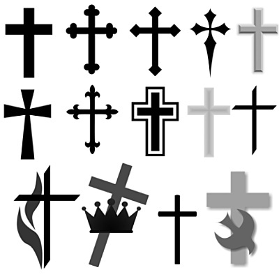 Hand drawn black grunge cross icon, simple Christian cross sign, Stock  Vector | Adobe Stock