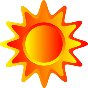 Red Orange And Yellow Sun Clip Art at Clker 