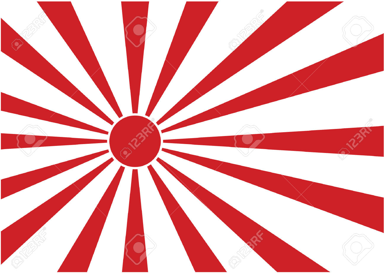 Японский военный флаг