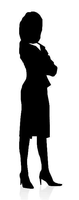 Lady In Business Suit Clipart 