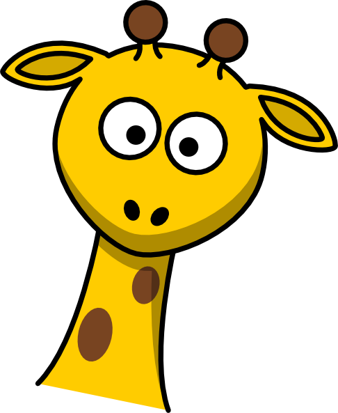 Cartoon Giraffe Face 