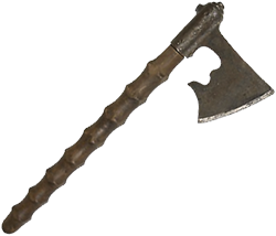 Medieval battle axe clipart 