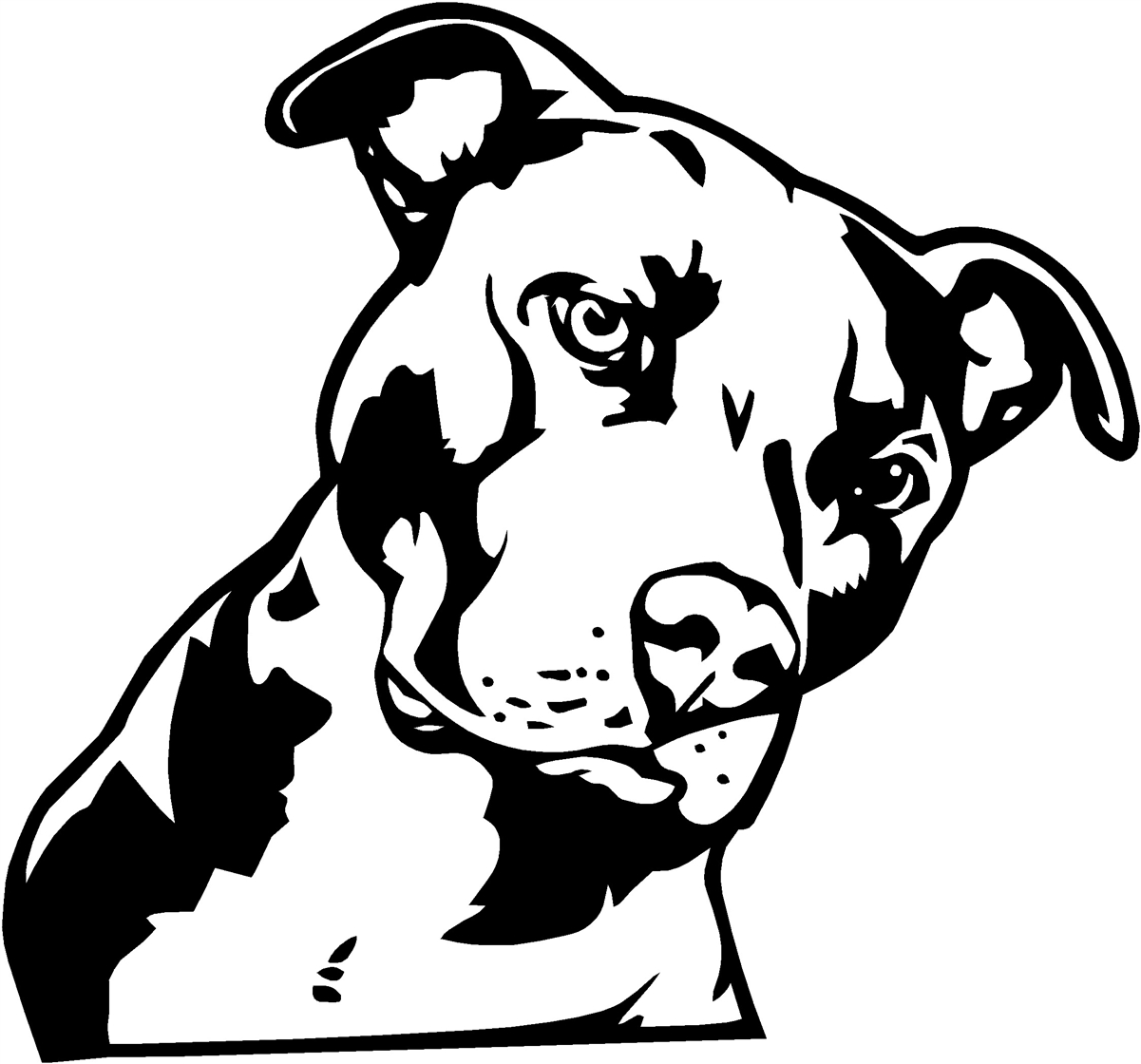 Free Pitbull Silhouette Vector, Download Free Pitbull Silhouette Vector
