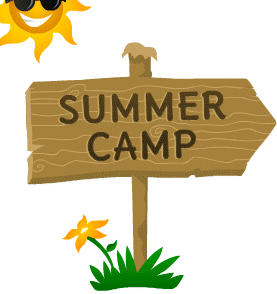 summer camp logo clipart