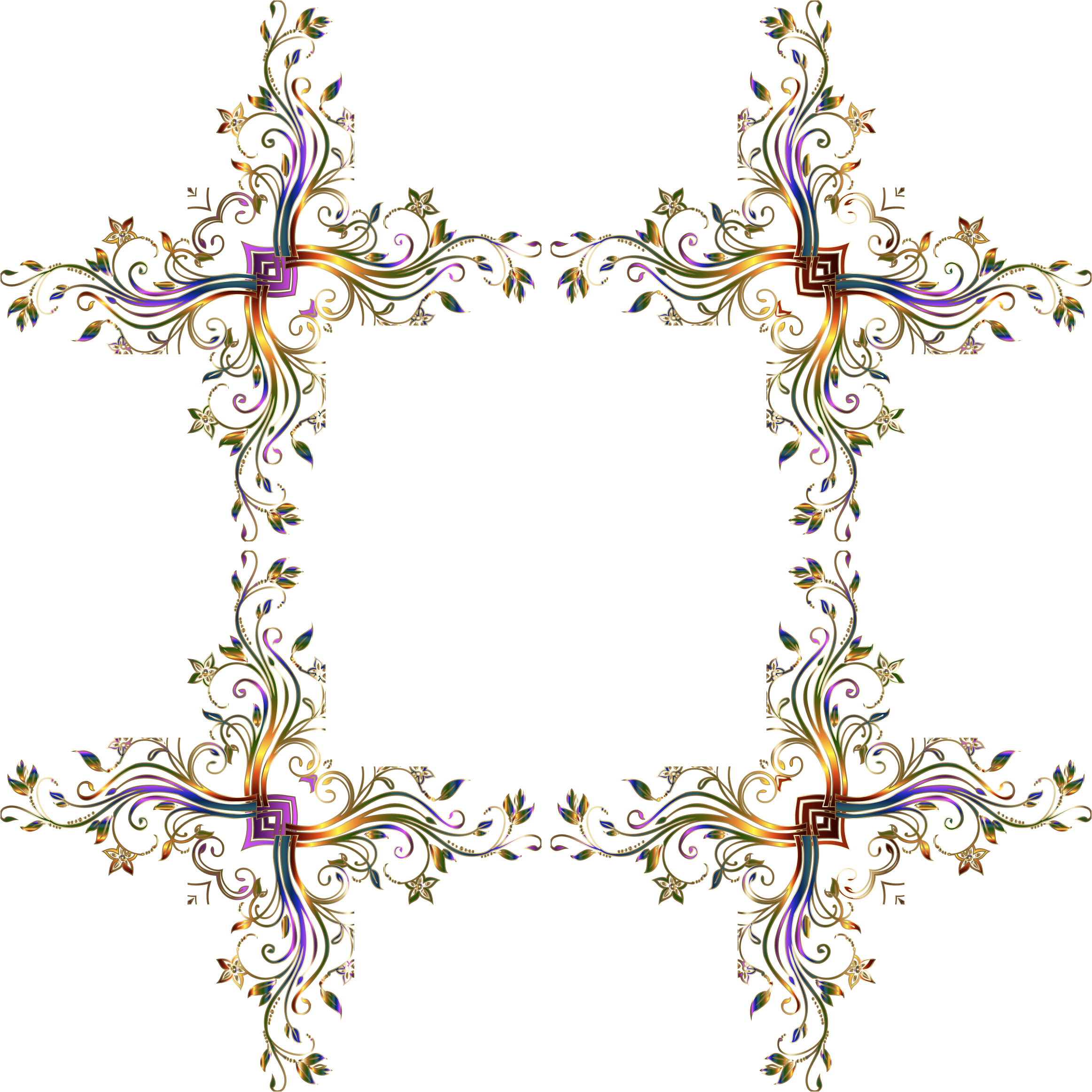 Gold Flourish Cliparts