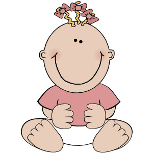 Baby sitting clipart 