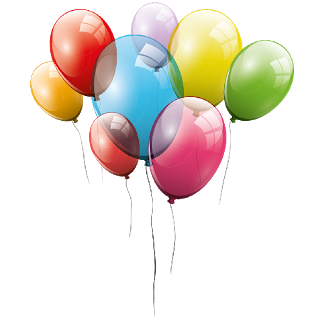 Balloons clipart transparent background 