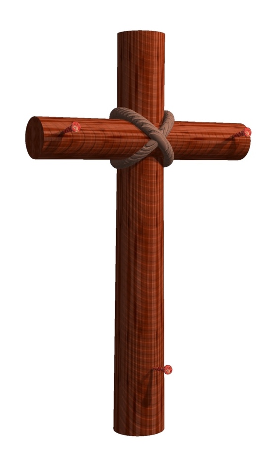 Wood Cross Tied Beams 6 Trendy Bible Educational Clip Art 