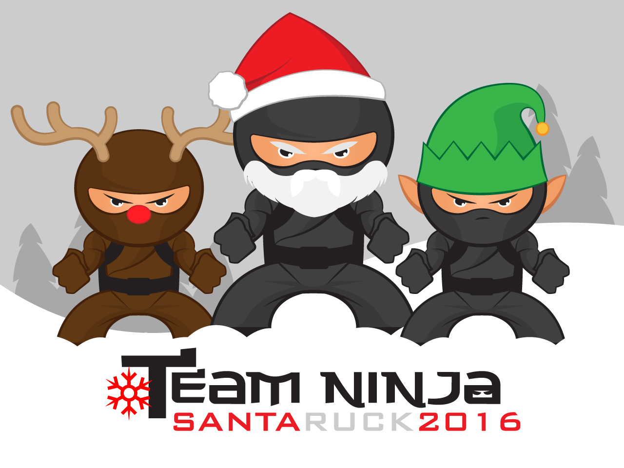 ninja santa clipart - Clip Art Library
