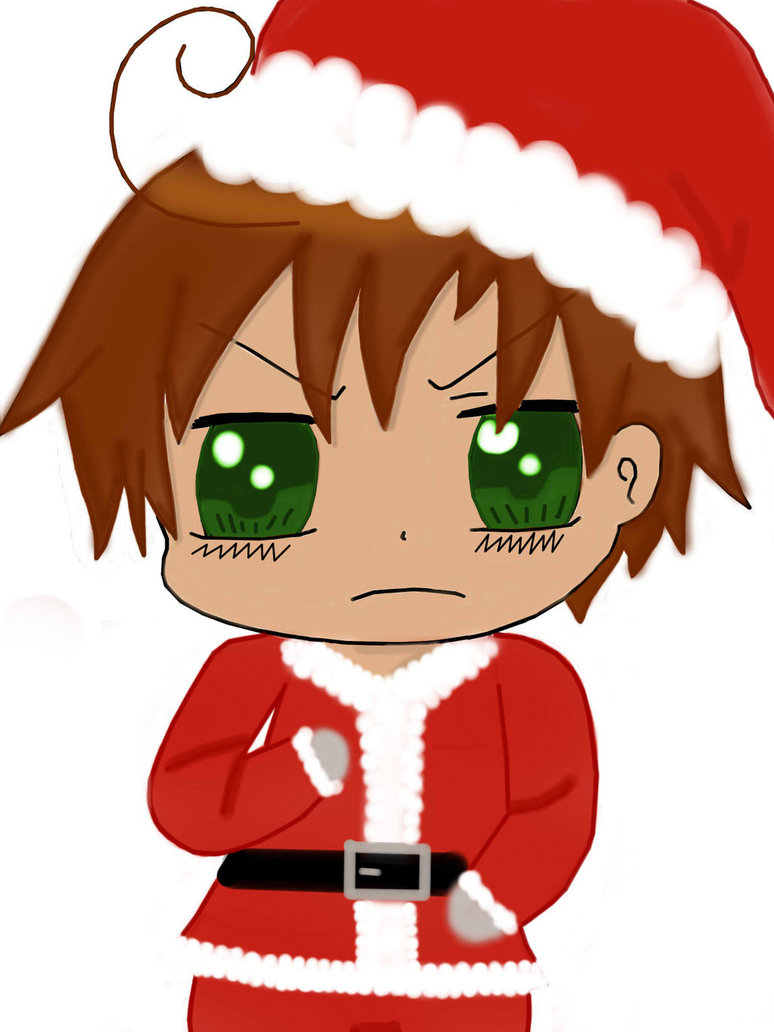 Sassy Anime Girl in Red Christmas Outfit | Festive Santa Hat Pose | AI Art  Generator | Easy-Peasy.AI