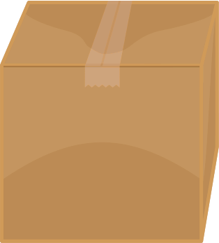 Shipping box clipart 
