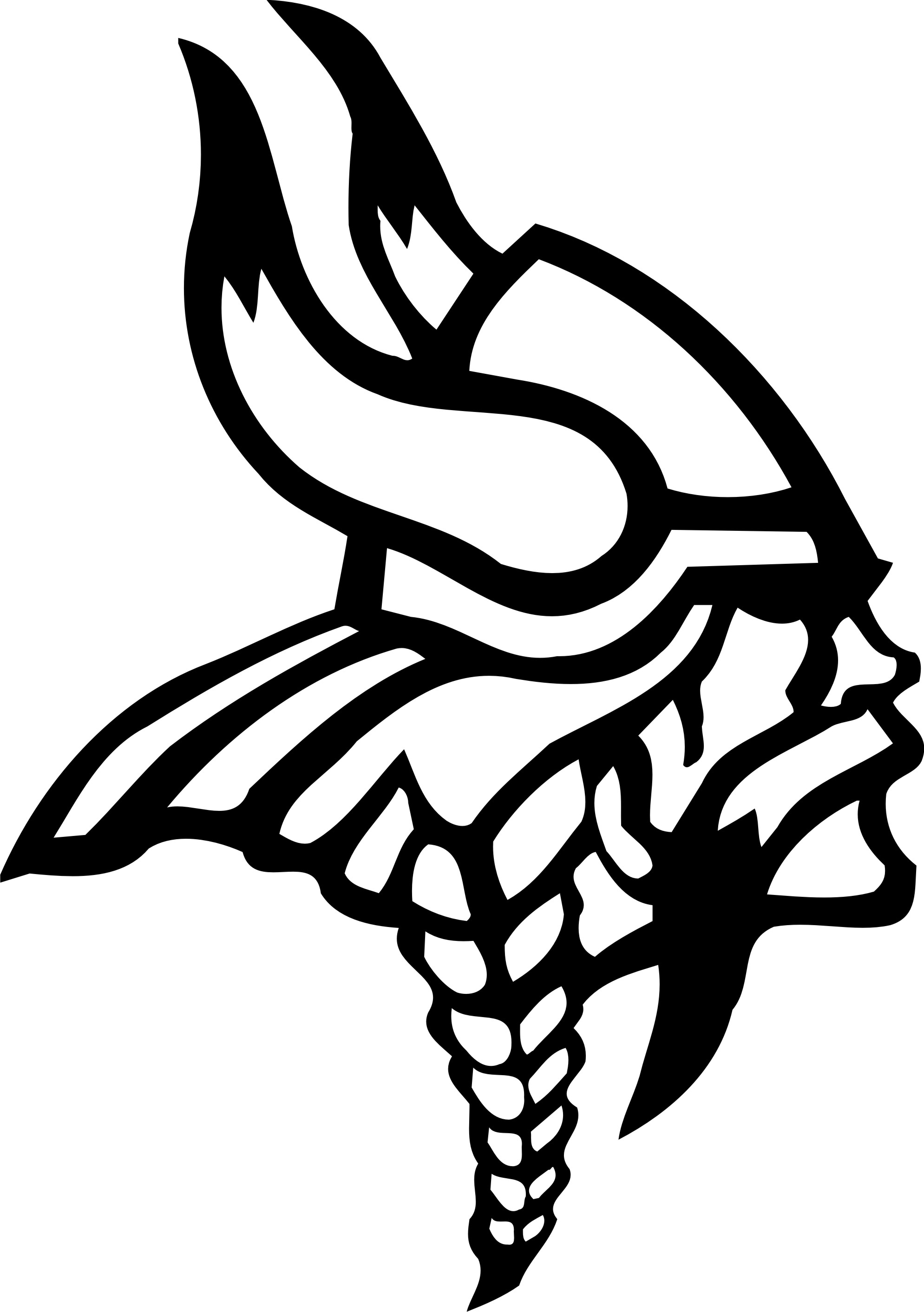 Vikings logo clipart 