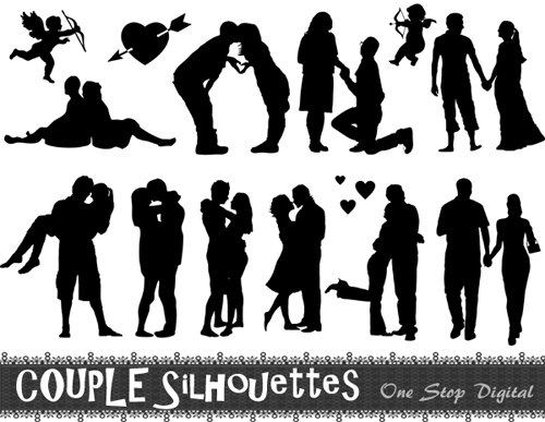 Clipart 3 people the wife and husband and 1 month baby 