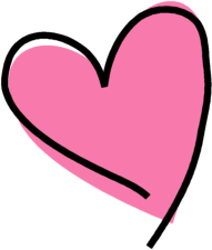 Love heart clip art 