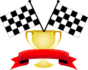 Auto Racing Clipart Image 