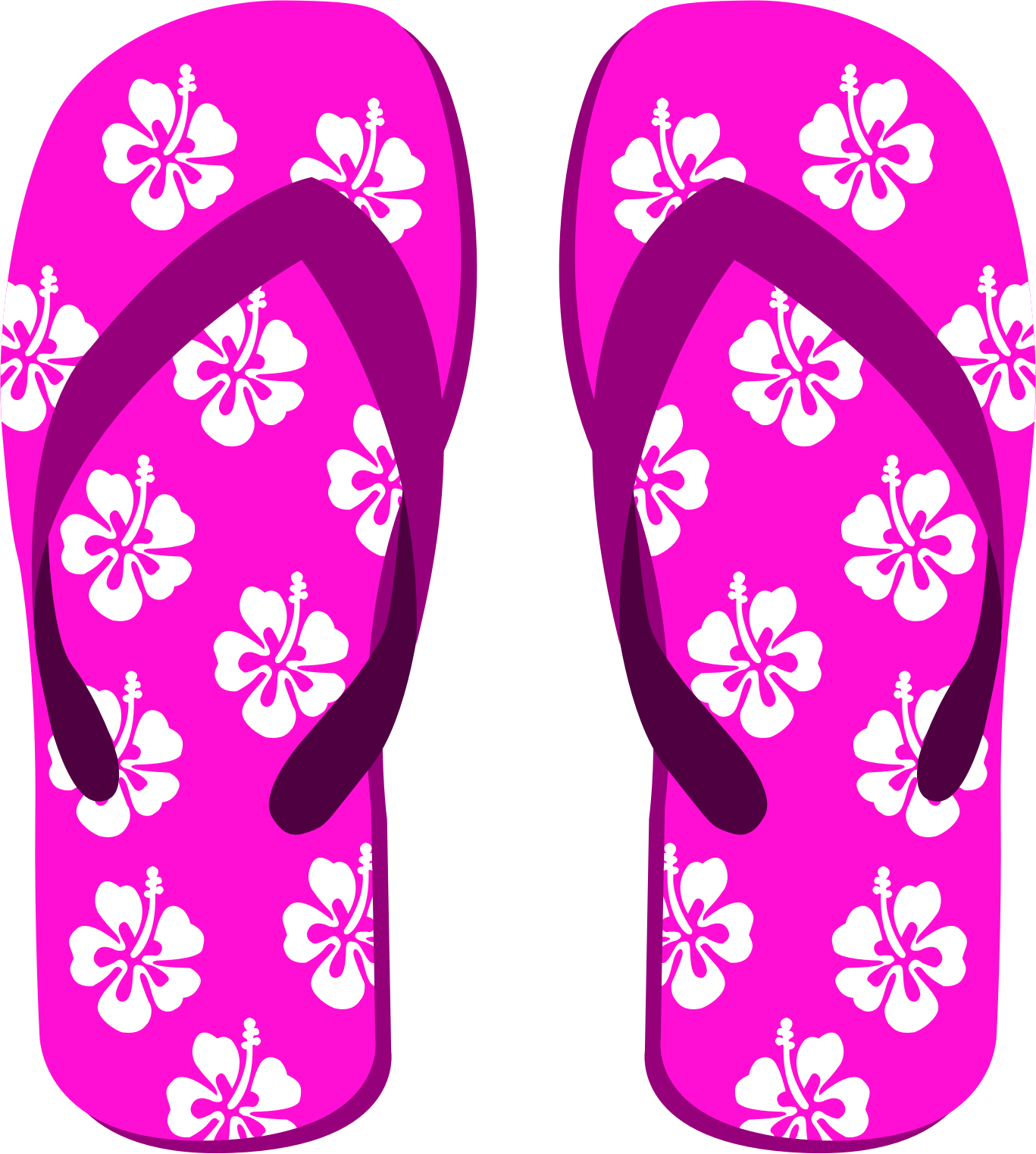 Hawaiian Slippers Clipart
