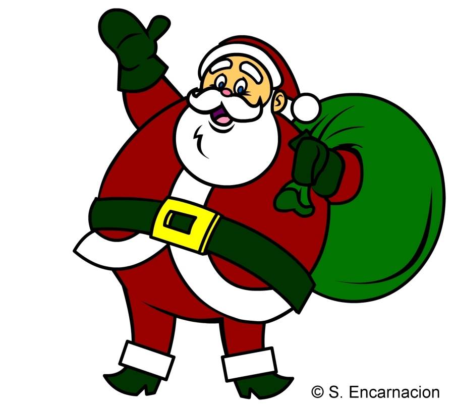 Picture Of Cartoon Santa 