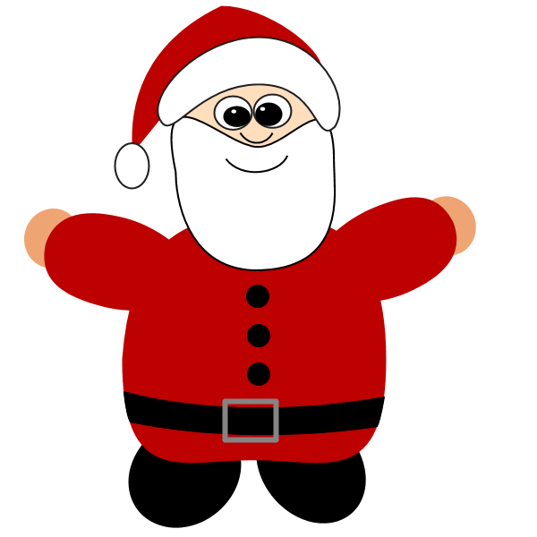 How To Draw Easy Santa Claus 
