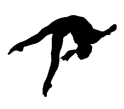 Gymnastics Clipart Silhouette Handstand 