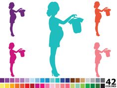 Rainbow Woman Cliparts