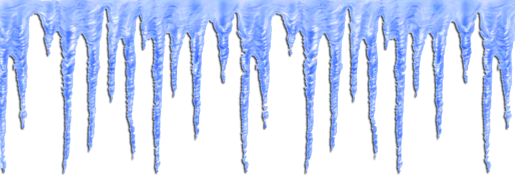 Icicles Border Clipart 